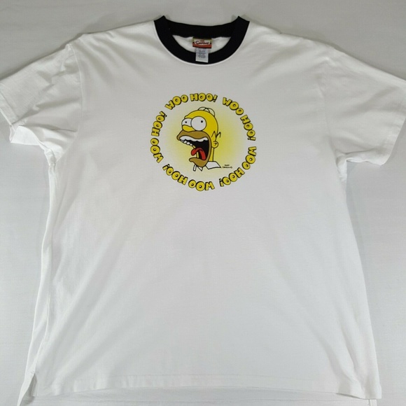 Homer Simpson Woo Hoo !! Sleep T Shirt - Picture 2 of 8